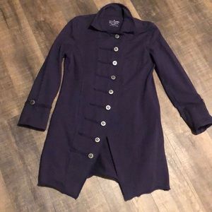 Neon Buddha military inspired coat - large